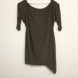 Boohoo Dress Green Women Size 18